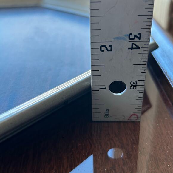 Vintage 60s Gotham Pewter and Formica Octagon Cocktail Tray MCM Mad Men Bar Tray - Picture 11 of 14